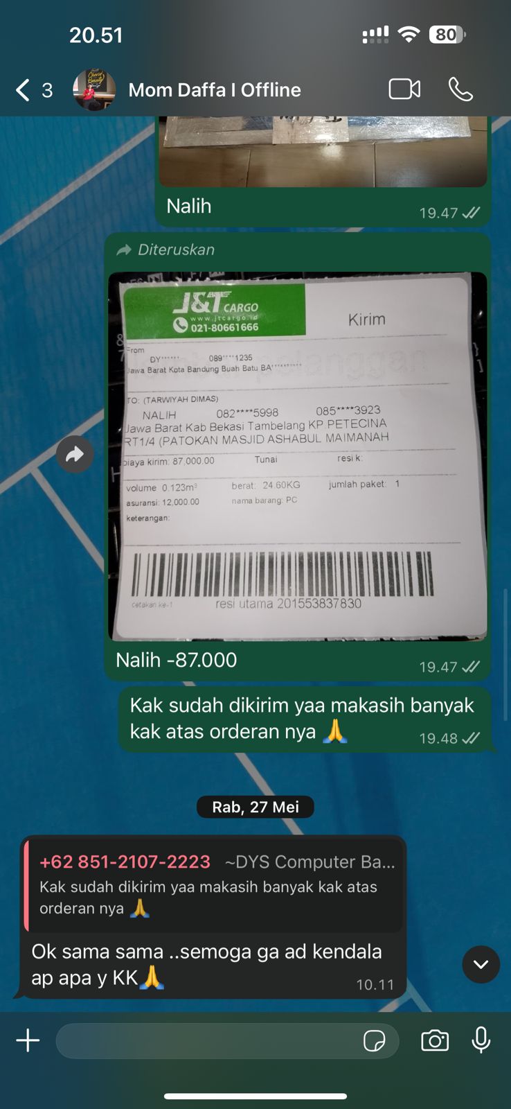 Bukti Transaksi Offline 6