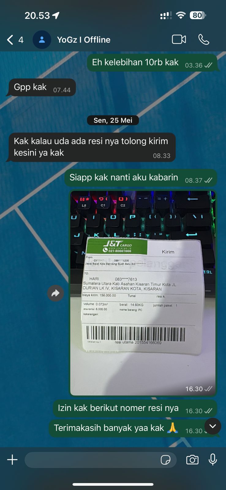 Bukti Transaksi Offline 8